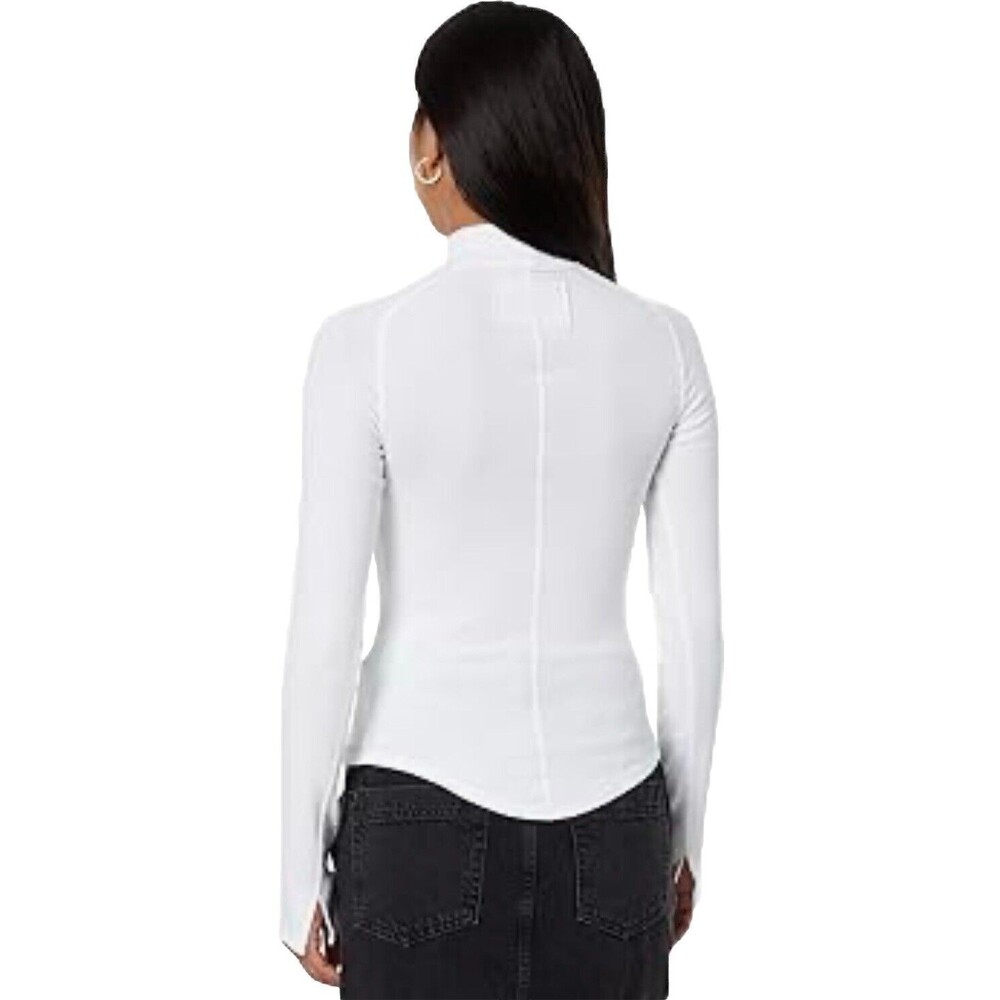 Free People Women's White Pixie Tee Ivory Size Medium 8-10 New - Picture 8 of 16